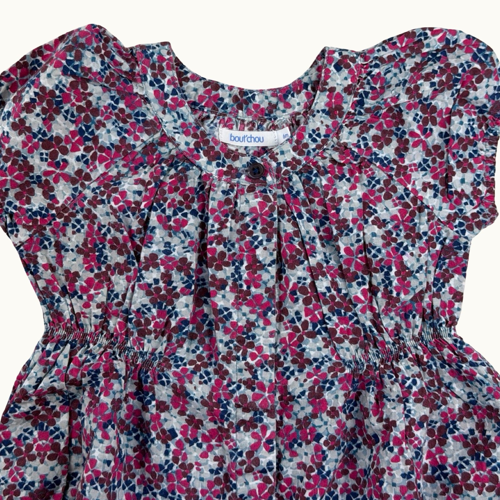 Robe fleurie Bout'chou - 6 mois