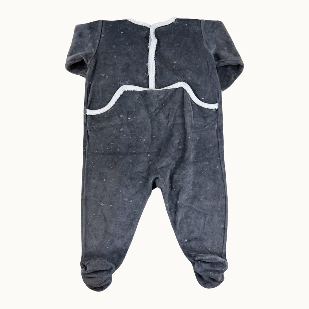 Pyjama en velours Petit Bateau - 6 mois