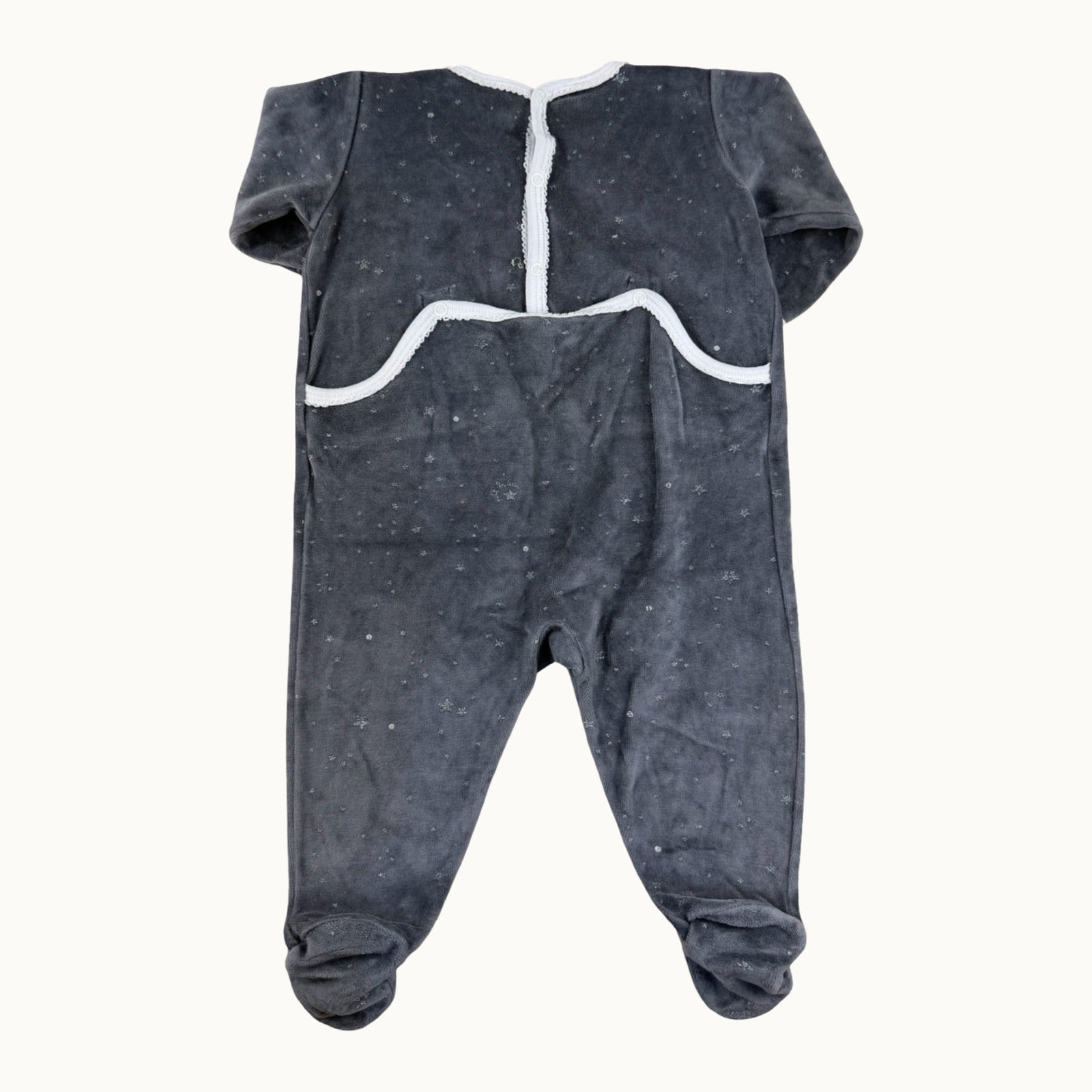 Pyjama en velours Petit Bateau - 6 mois