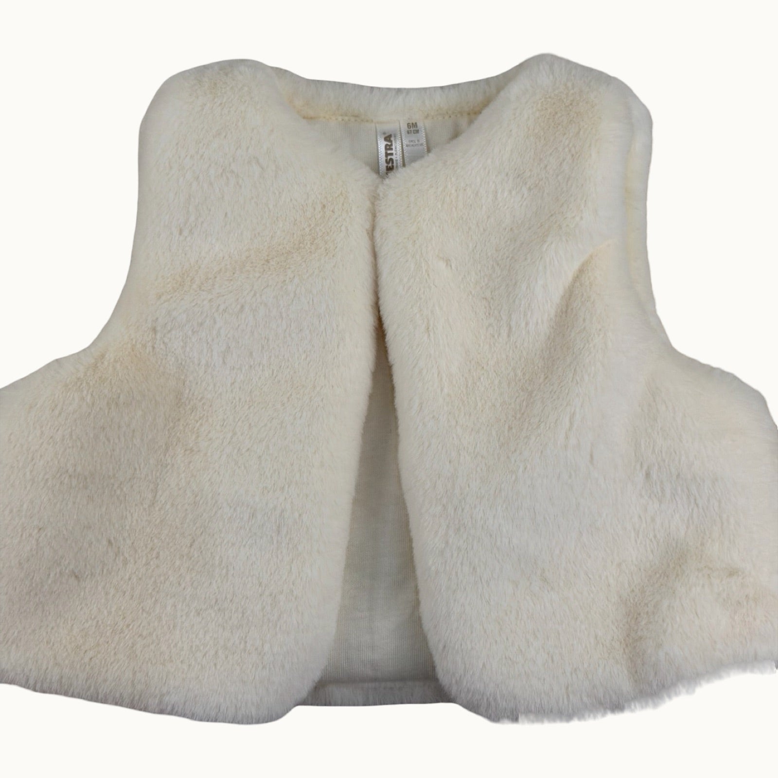 Gilet sans manches fausse fourrure - 6 mois