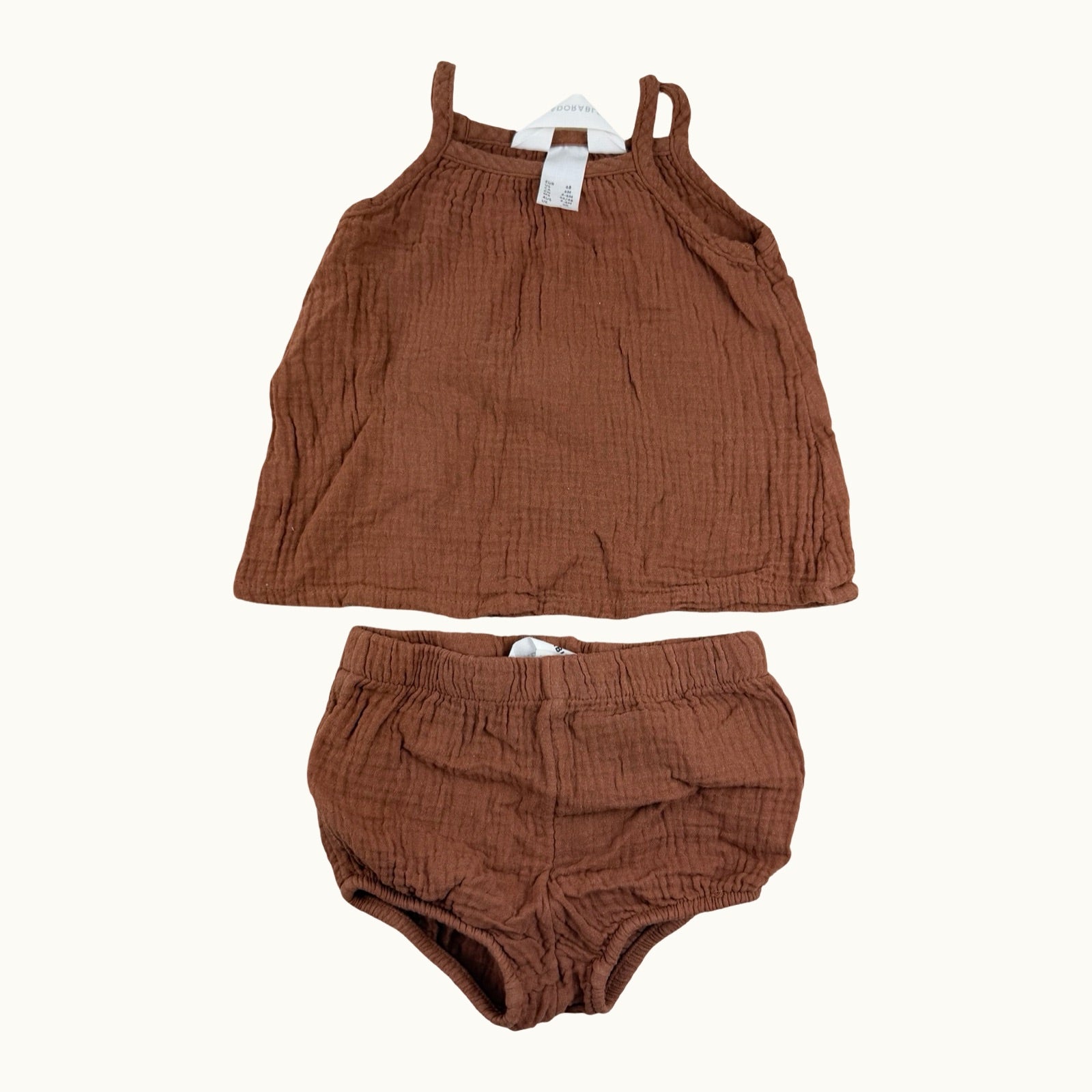 Ensemble en gaze de coton H&M - 6 mois