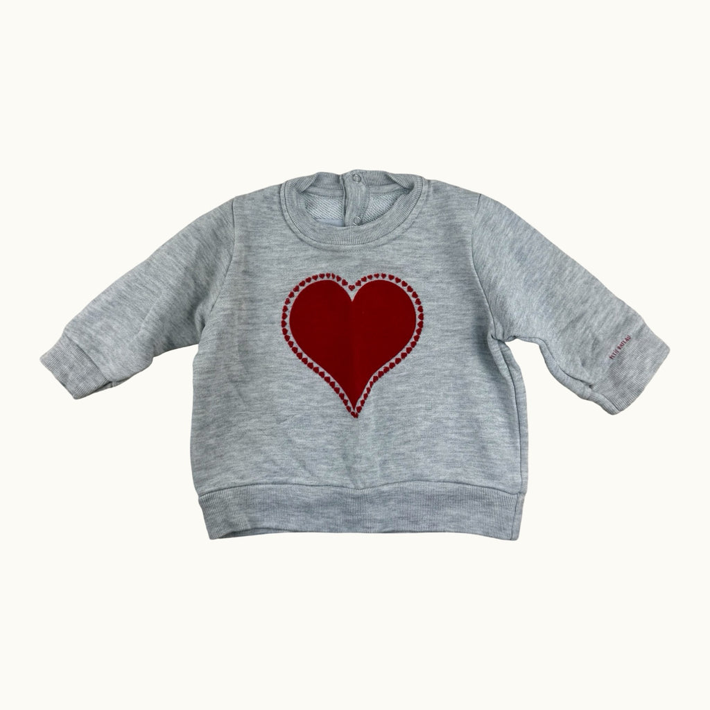 Pull avec coeur Petit Bateau - 6 mois
