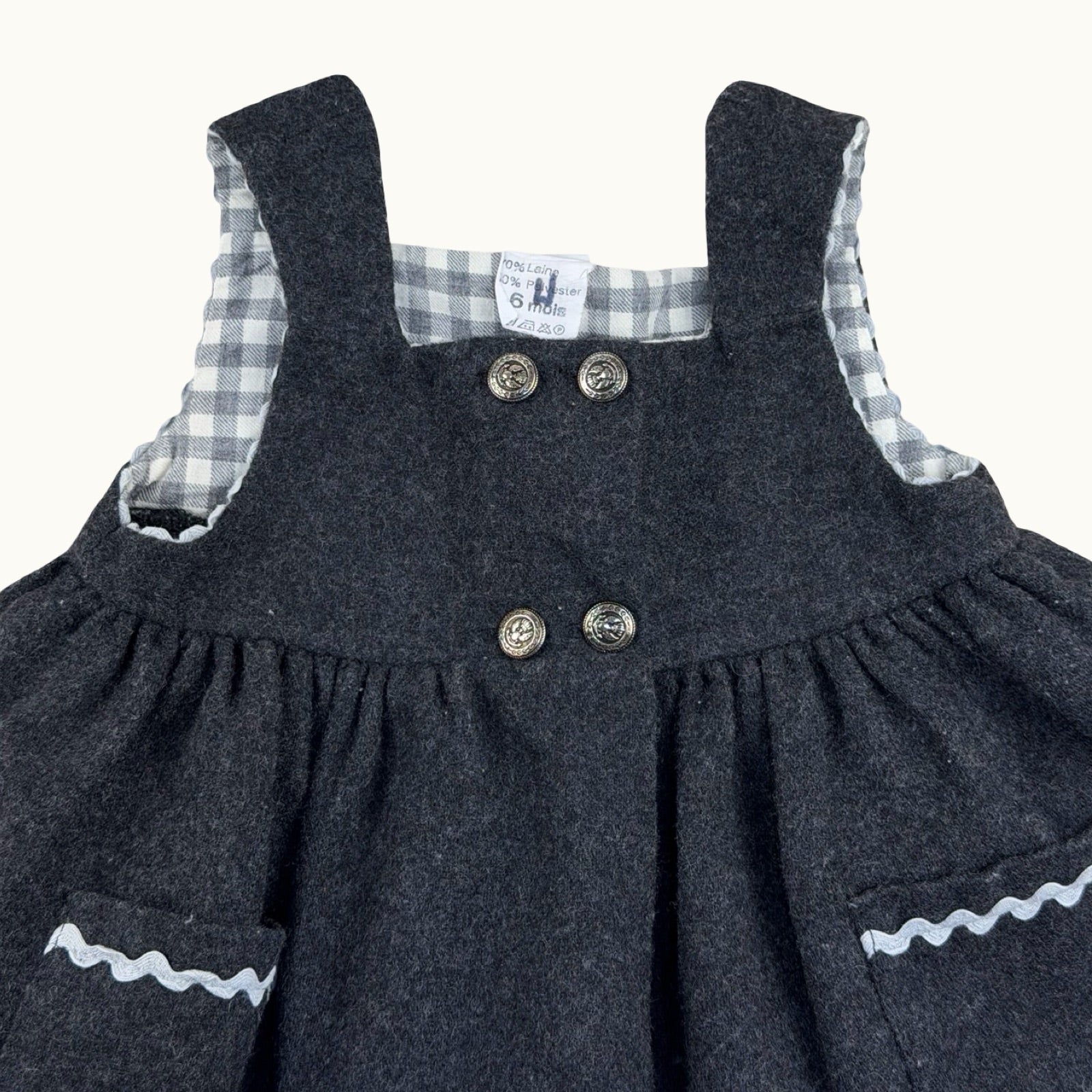 Robe avec laine Natalys - 6 mois