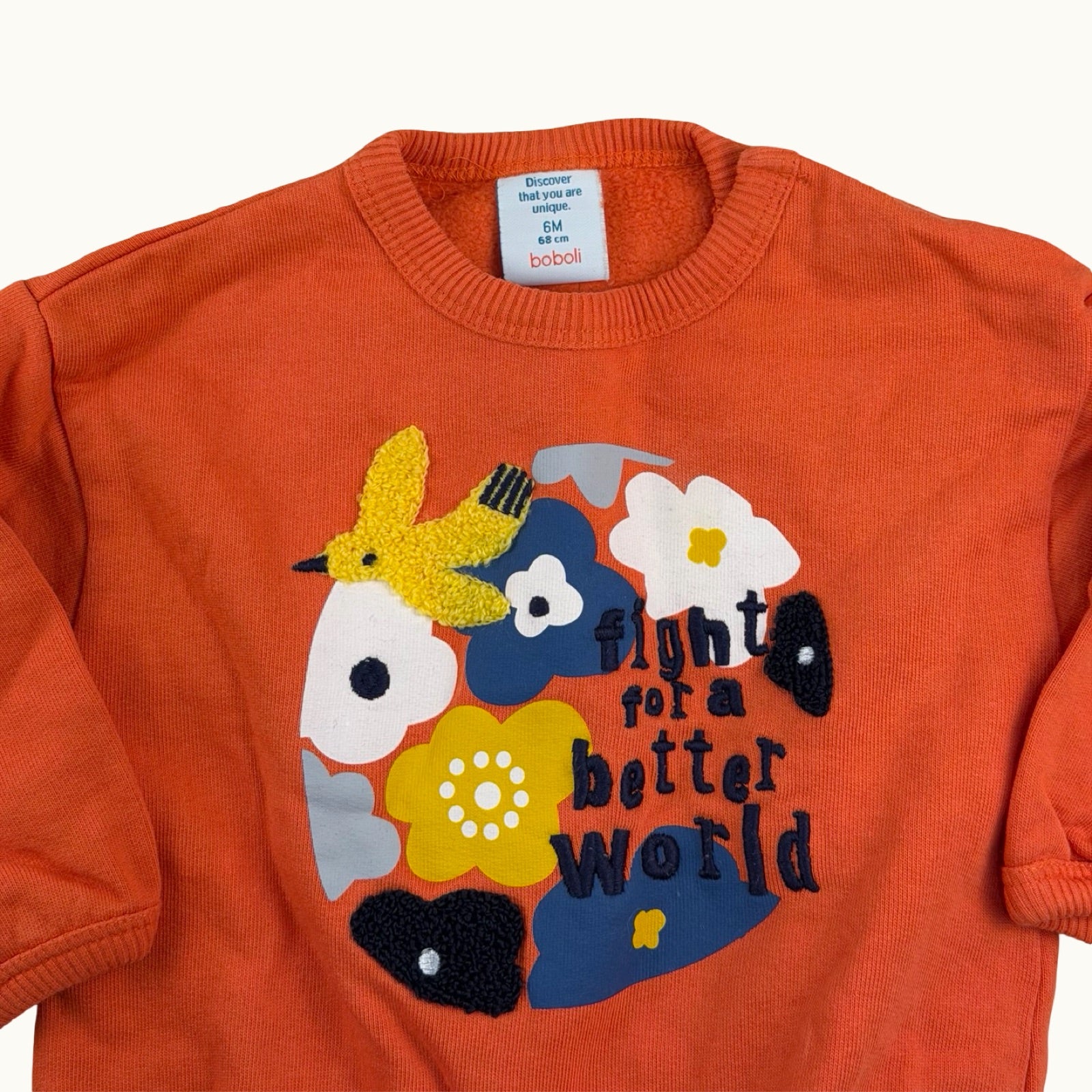 Sweat "Fight for a better world" Boboli - 6 mois