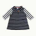 Robe marinière avec col Petit Bateau - 6 mois