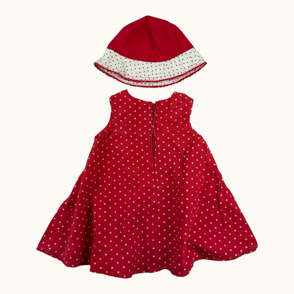 Ensemble robe et chapeau - 6 mois