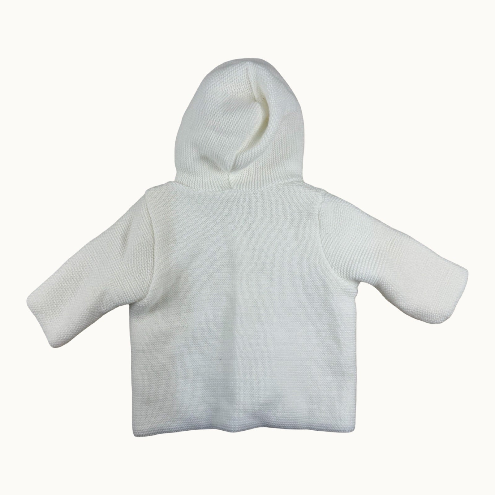 Gilet en maille avec capuche La manufacture de layette - 6 mois