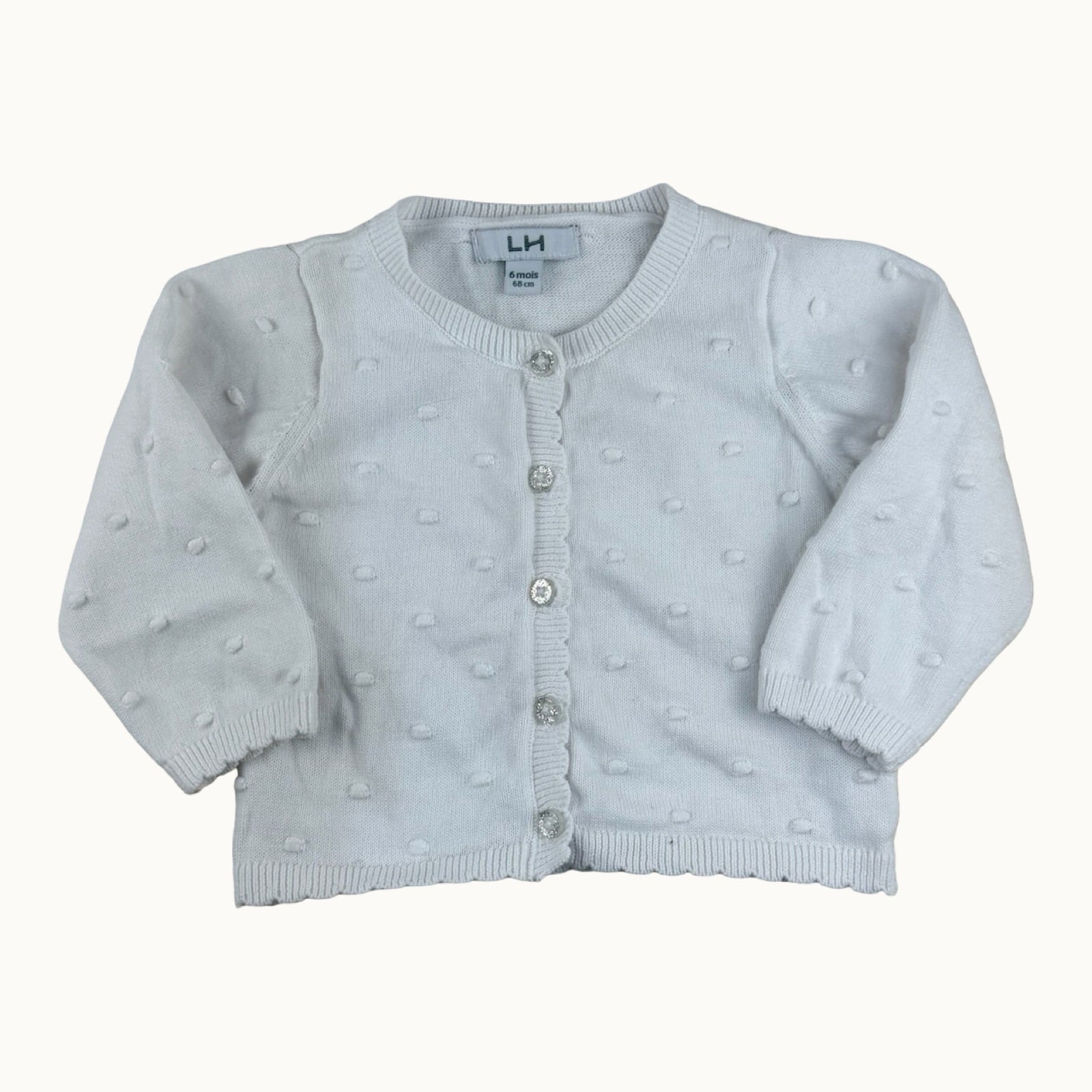 Cardigan en maille - 6 mois