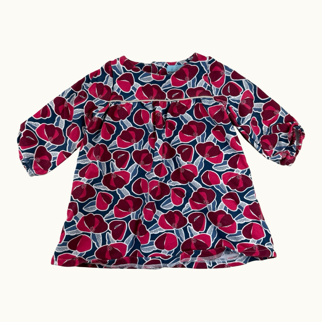 Robe imprimé fleurs Obaïbi - 6 mois