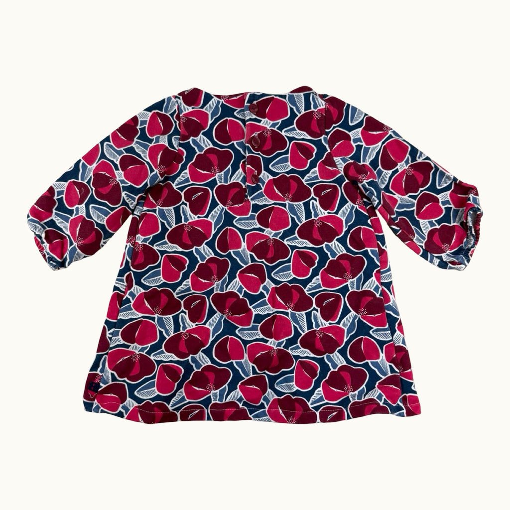 Robe imprimé fleurs Obaïbi - 6 mois