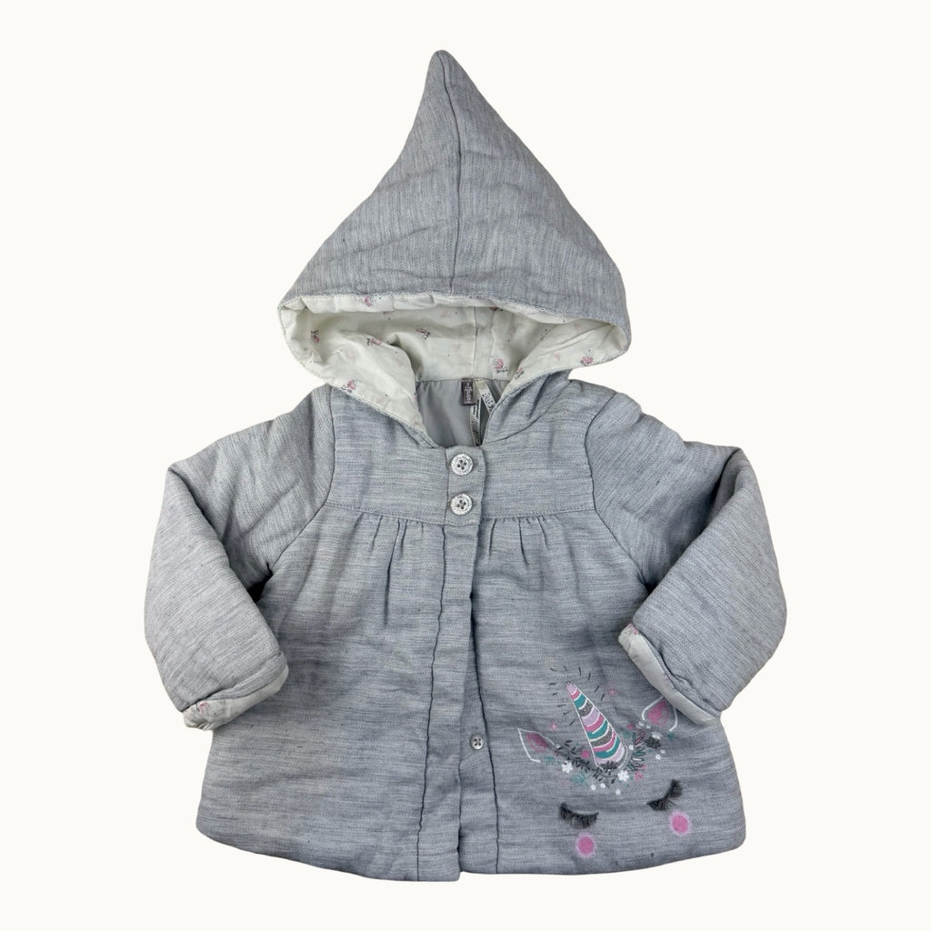 Manteau à capuche licorne Orchestra - 6 mois
