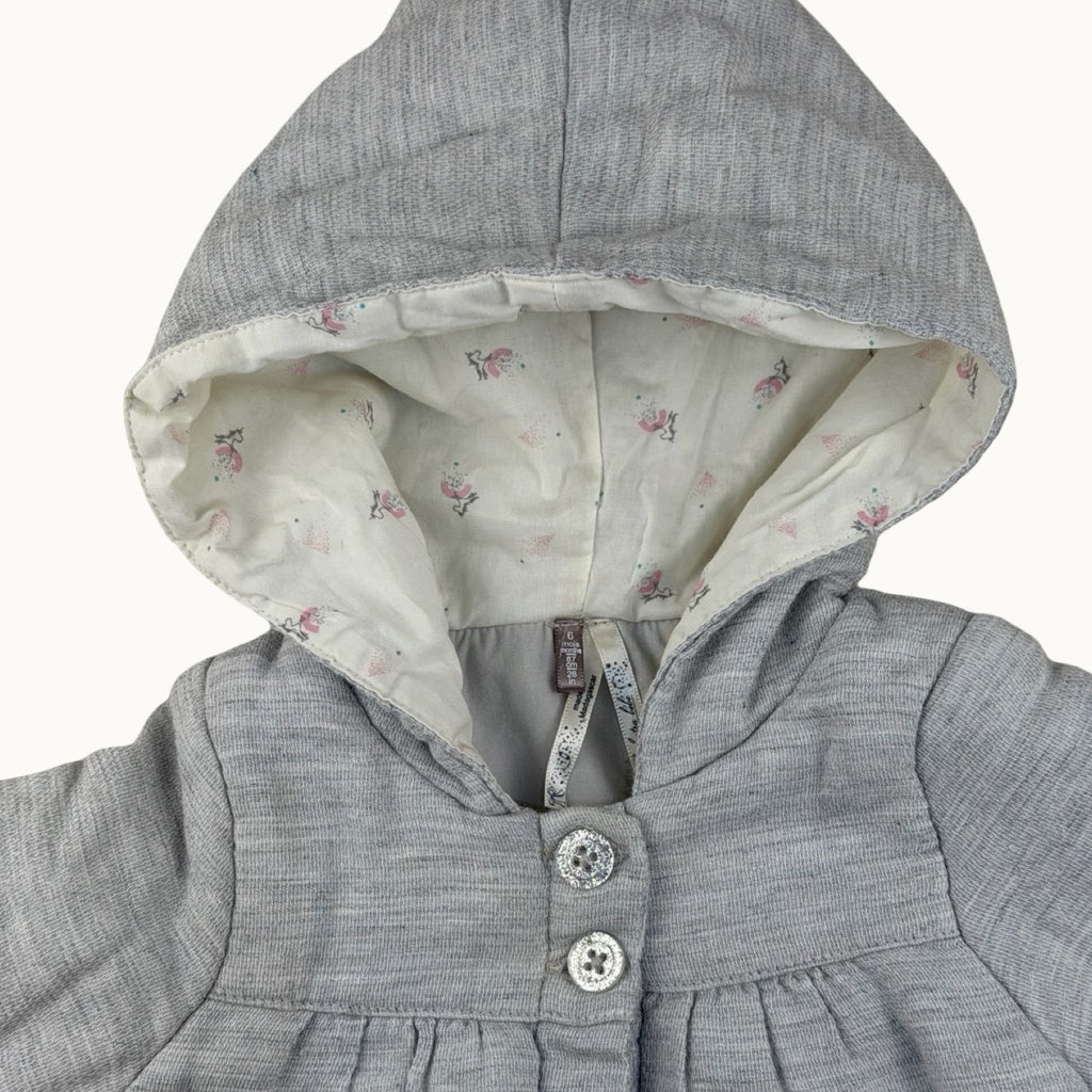 Manteau à capuche licorne Orchestra - 6 mois