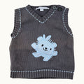 Pull sans manches tricot Kimbaloo - 3 mois