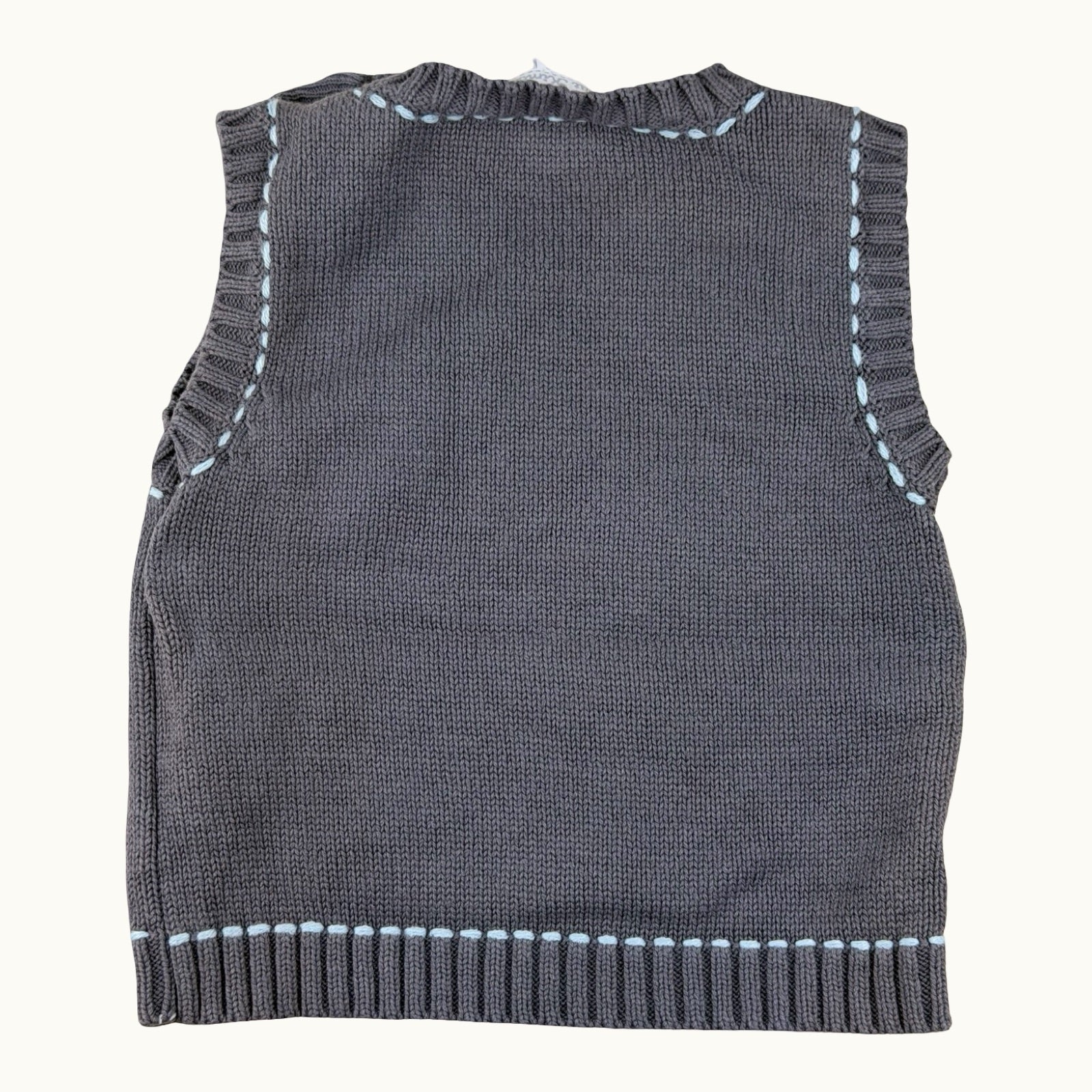 Pull sans manches tricot Kimbaloo - 3 mois
