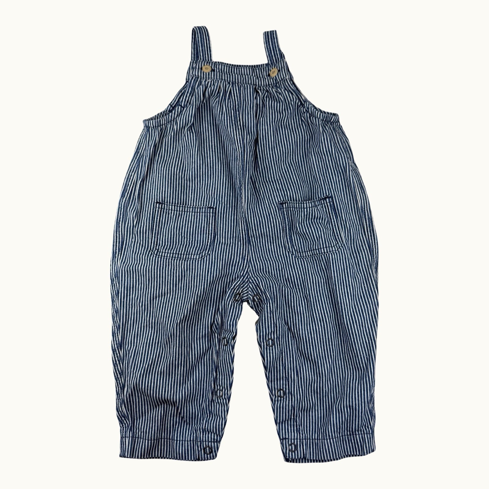 Salopette rayée Petit Bateau - 12 mois