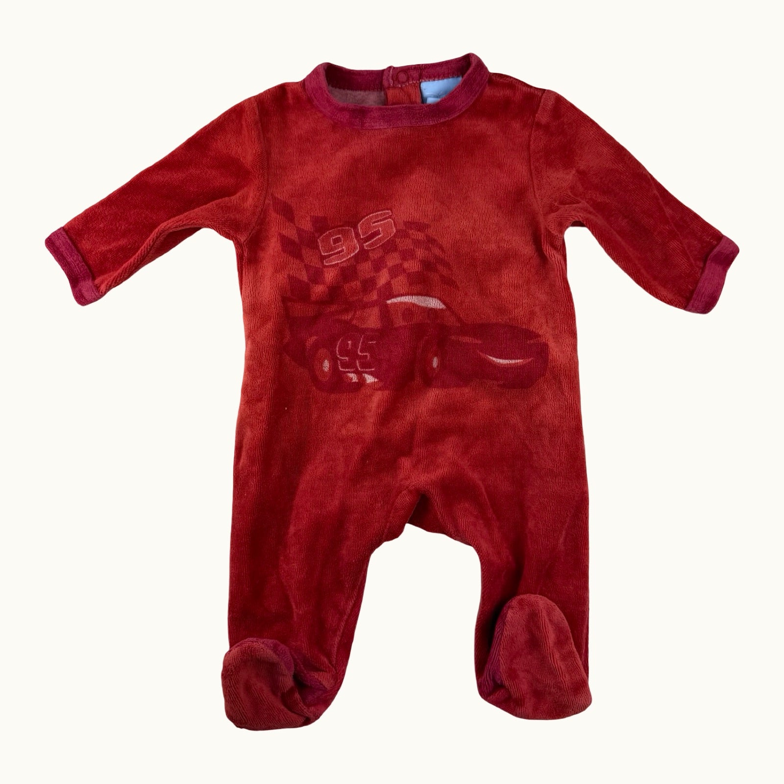 Pyjama en velours Cars - 1 mois