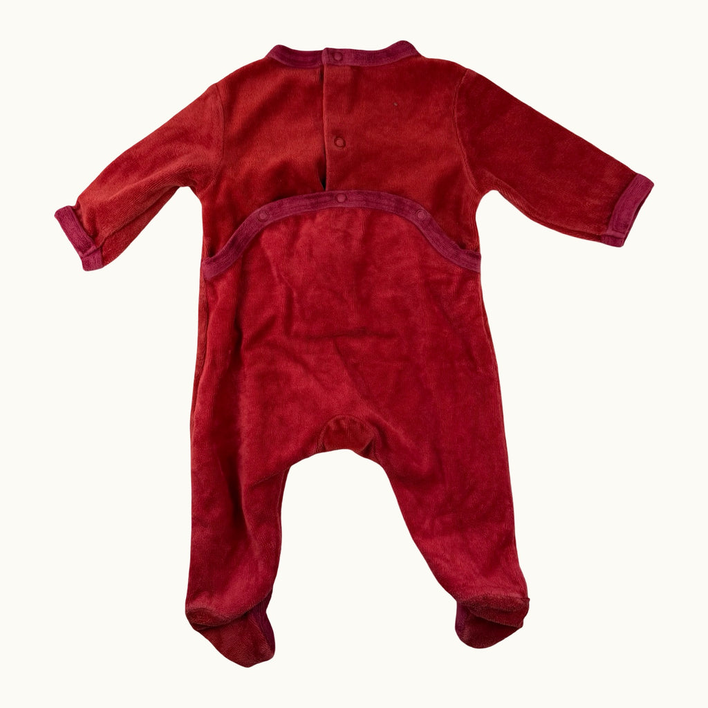 Pyjama en velours Cars - 1 mois
