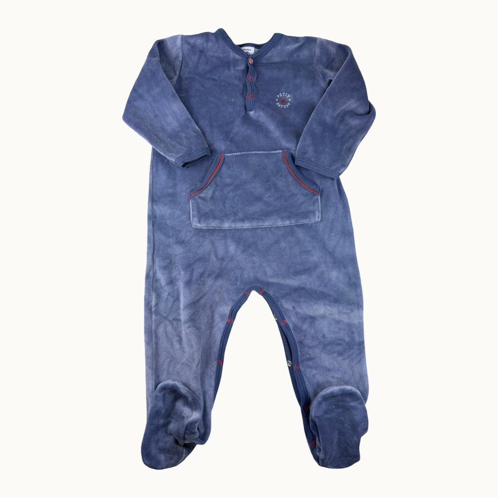 Pyjama en velours Petit Bateau - 24 mois
