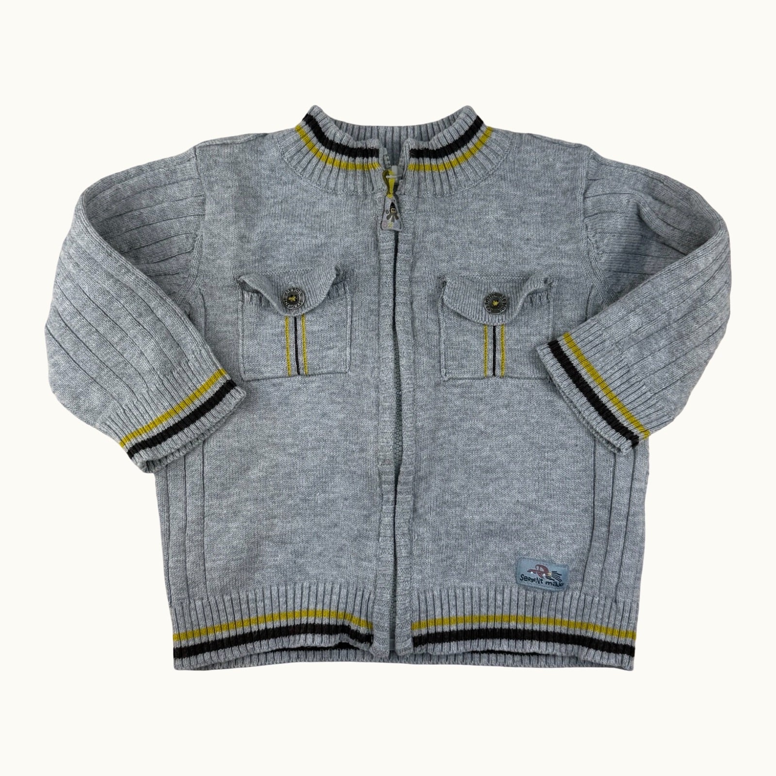 Veste en maille Sergent Major - 6 mois