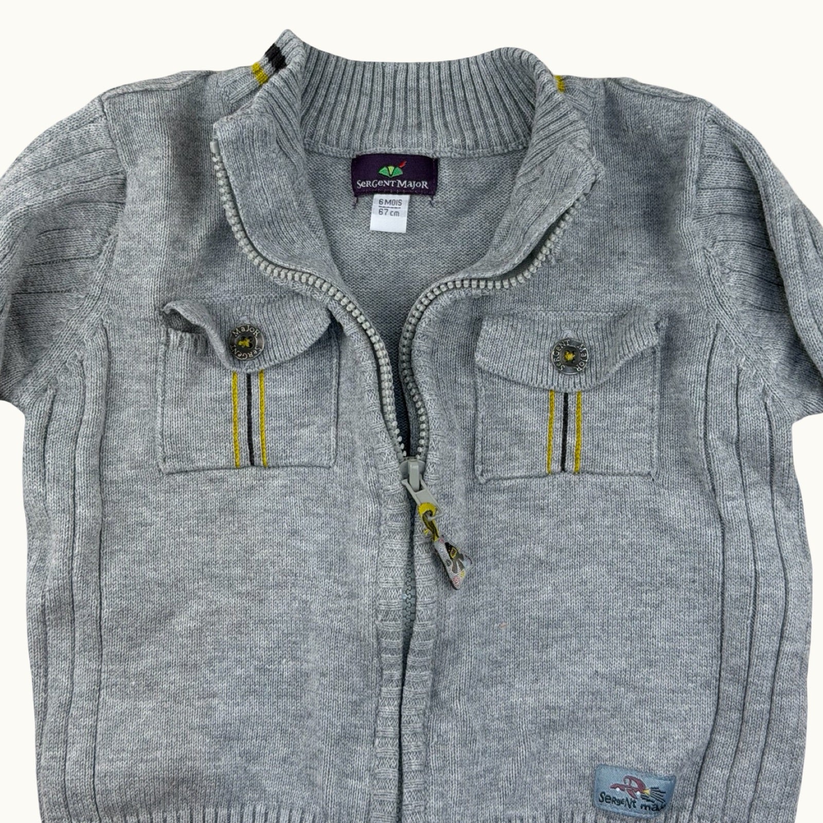 Veste en maille Sergent Major - 6 mois