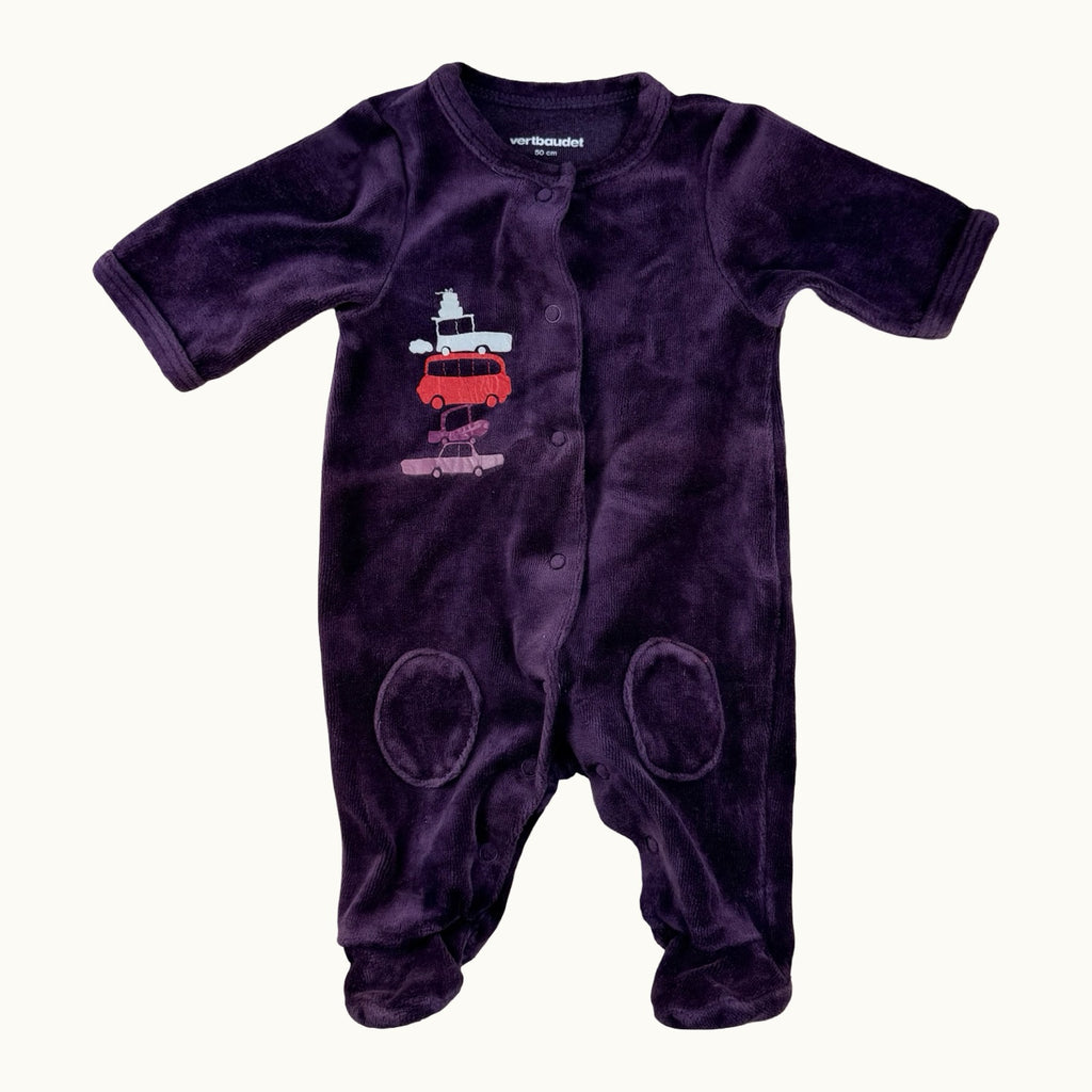Pyjama en velours - 0 mois