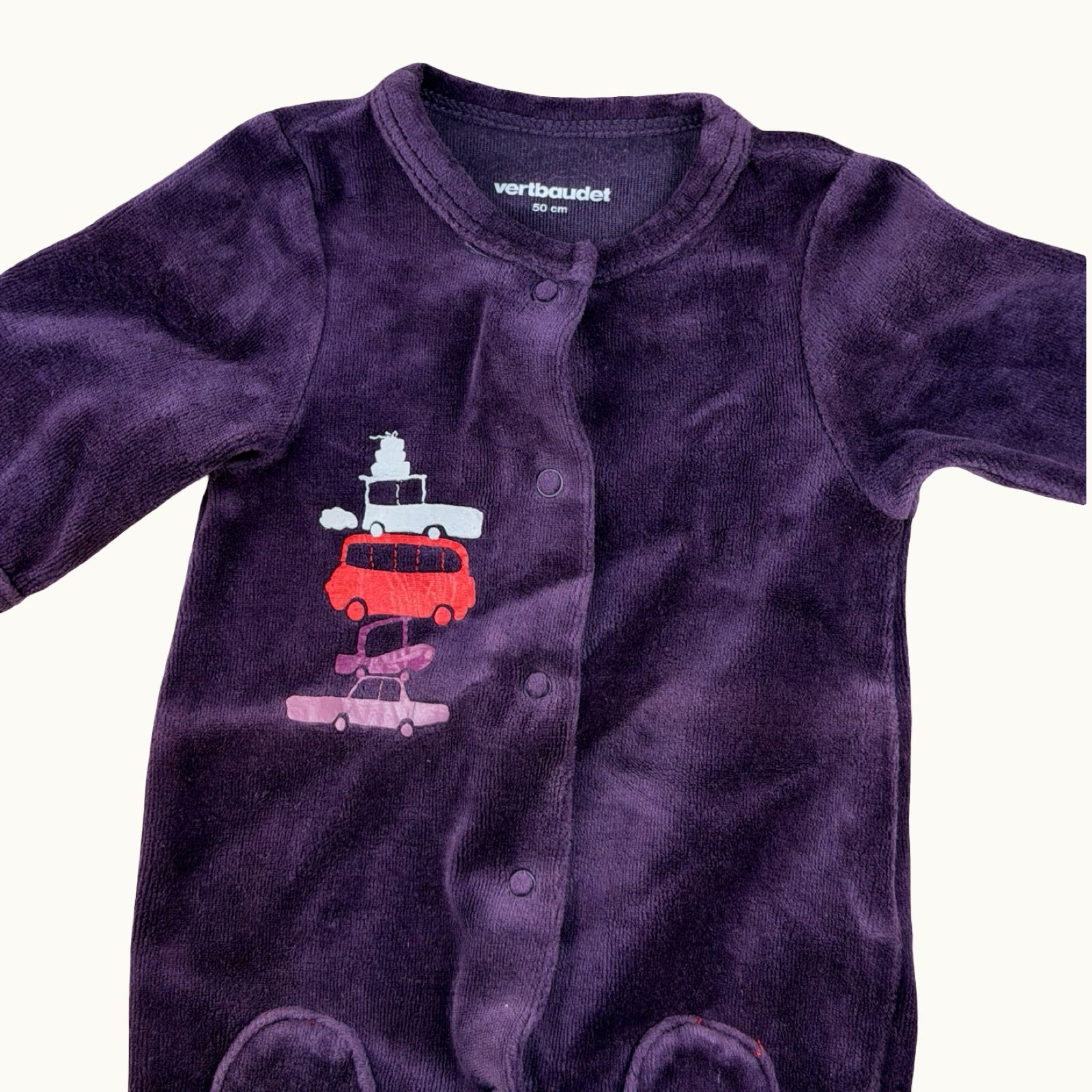 Pyjama en velours - 0 mois