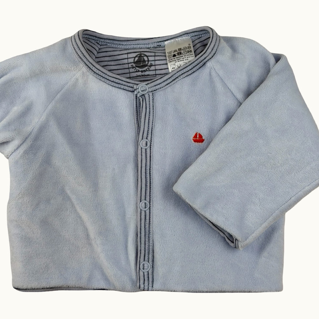 Veste en velours Petit Bateau - 3 mois