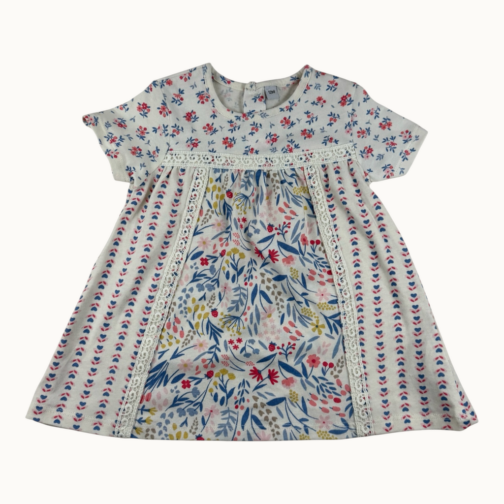 Robe fleurie - 12 mois
