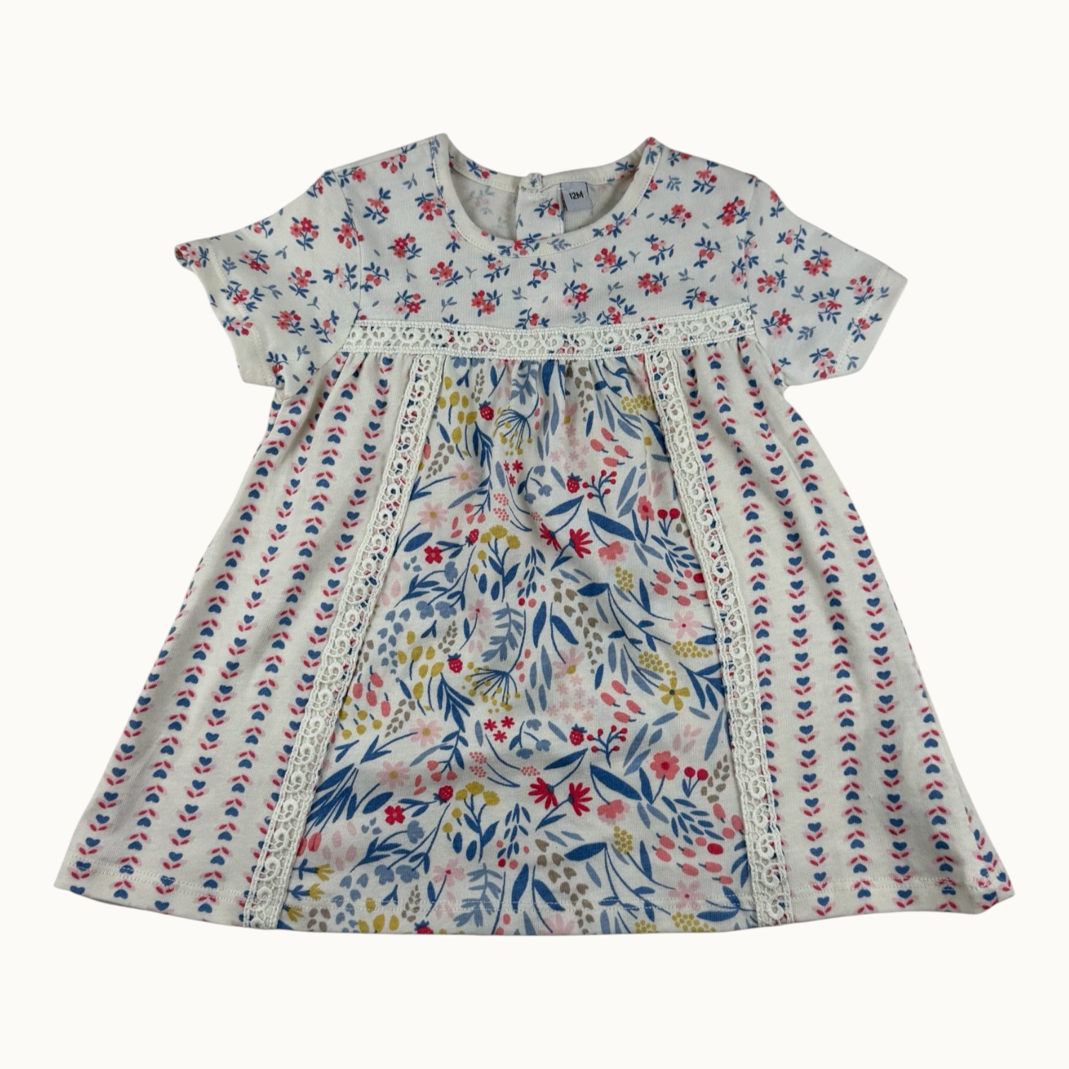 Robe fleurie - 12 mois