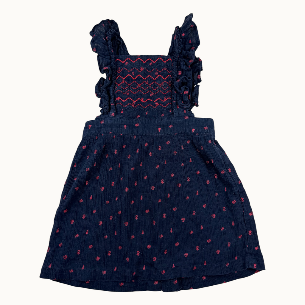 Robe brodée gaze de coton - 18 mois