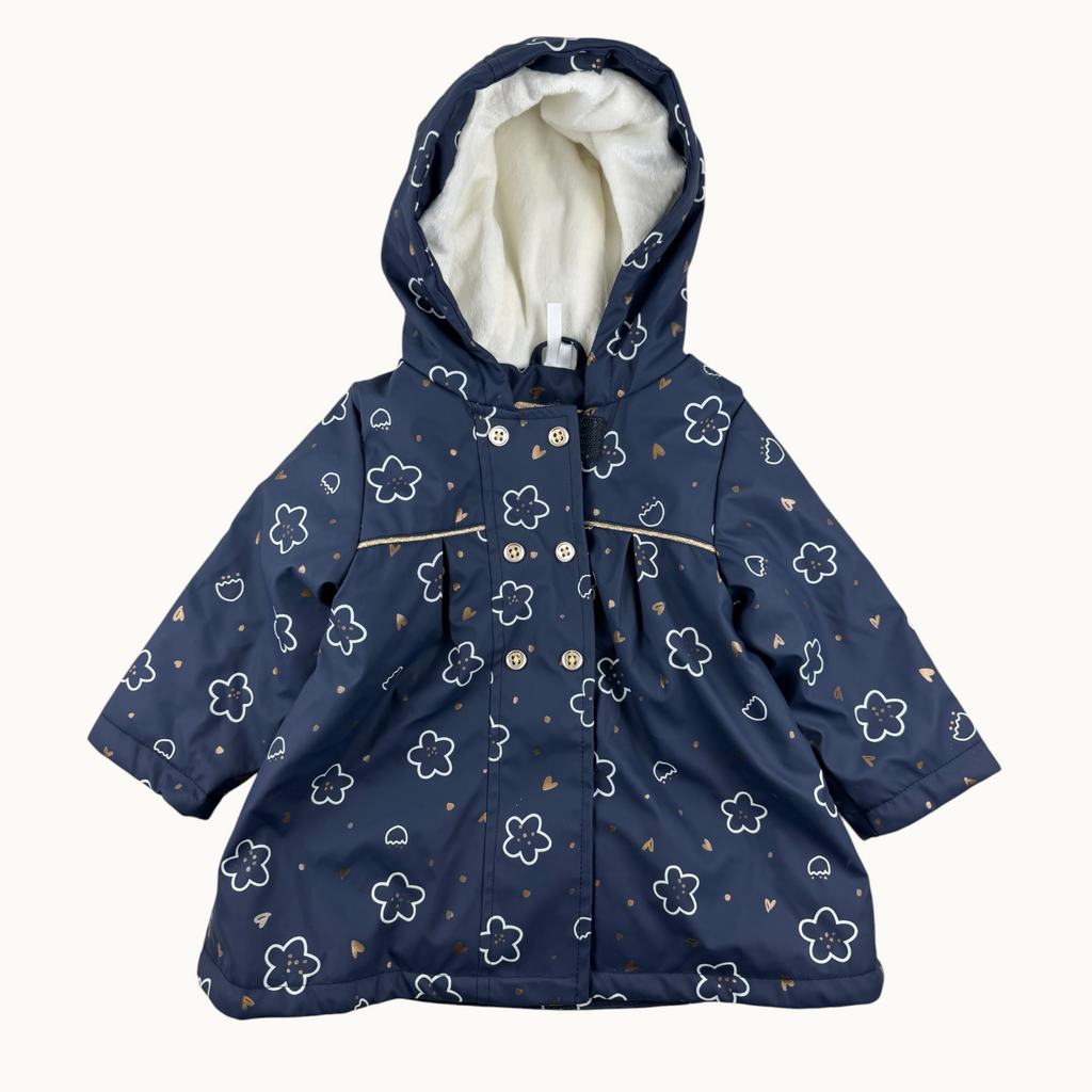 Manteau imperméable fourré - 12 mois