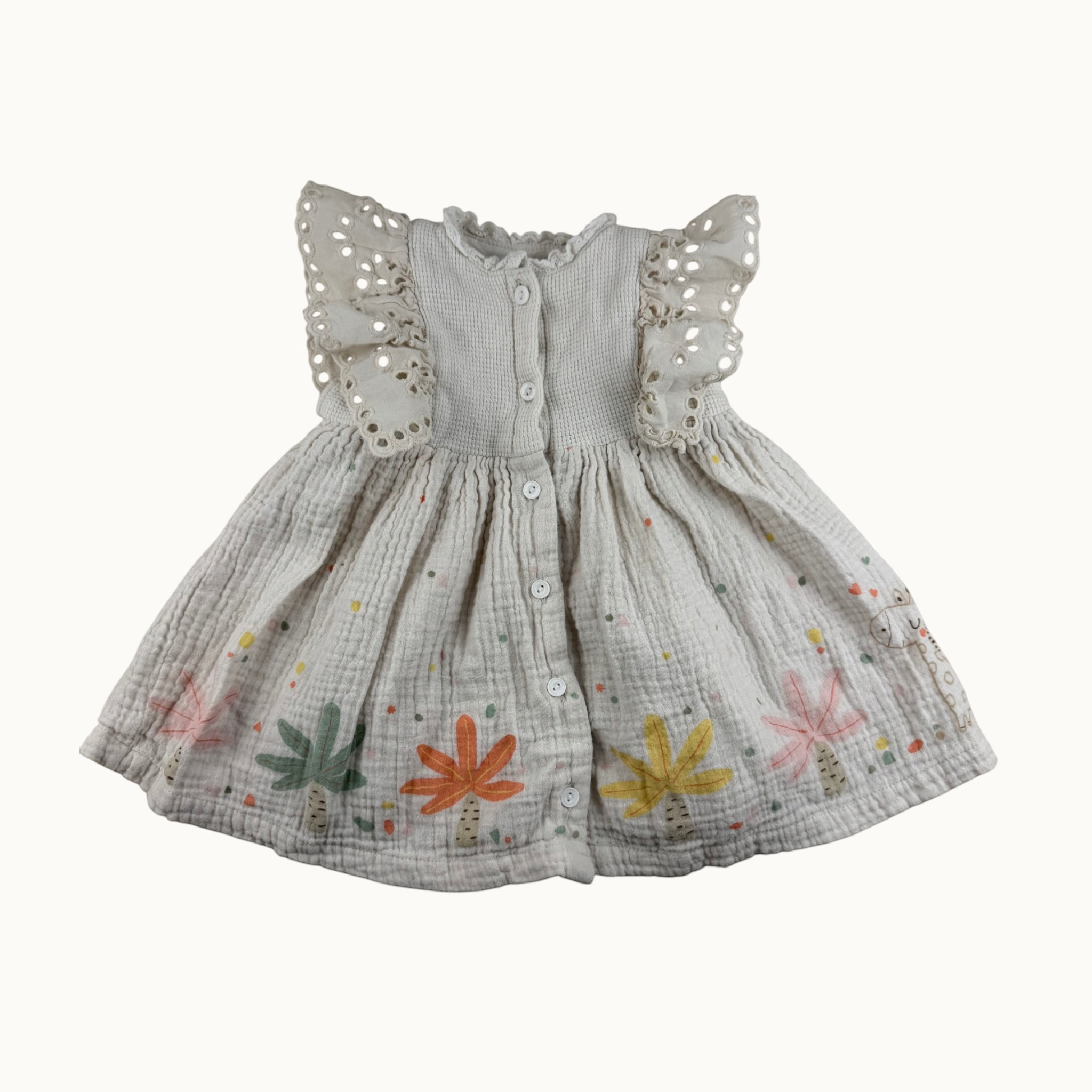 Robe gaze de coton DPAM - 9 mois