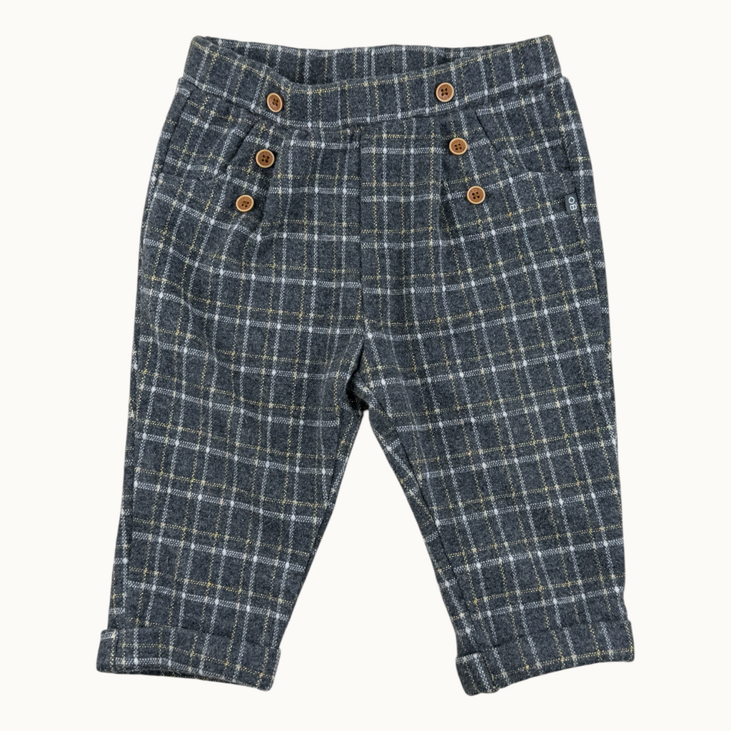 Pantalon à carreaux - 6 mois
