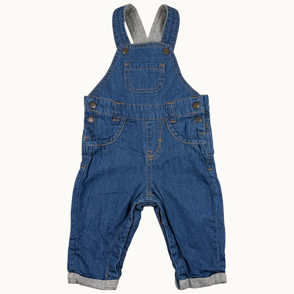 Salopette denim - 6 mois