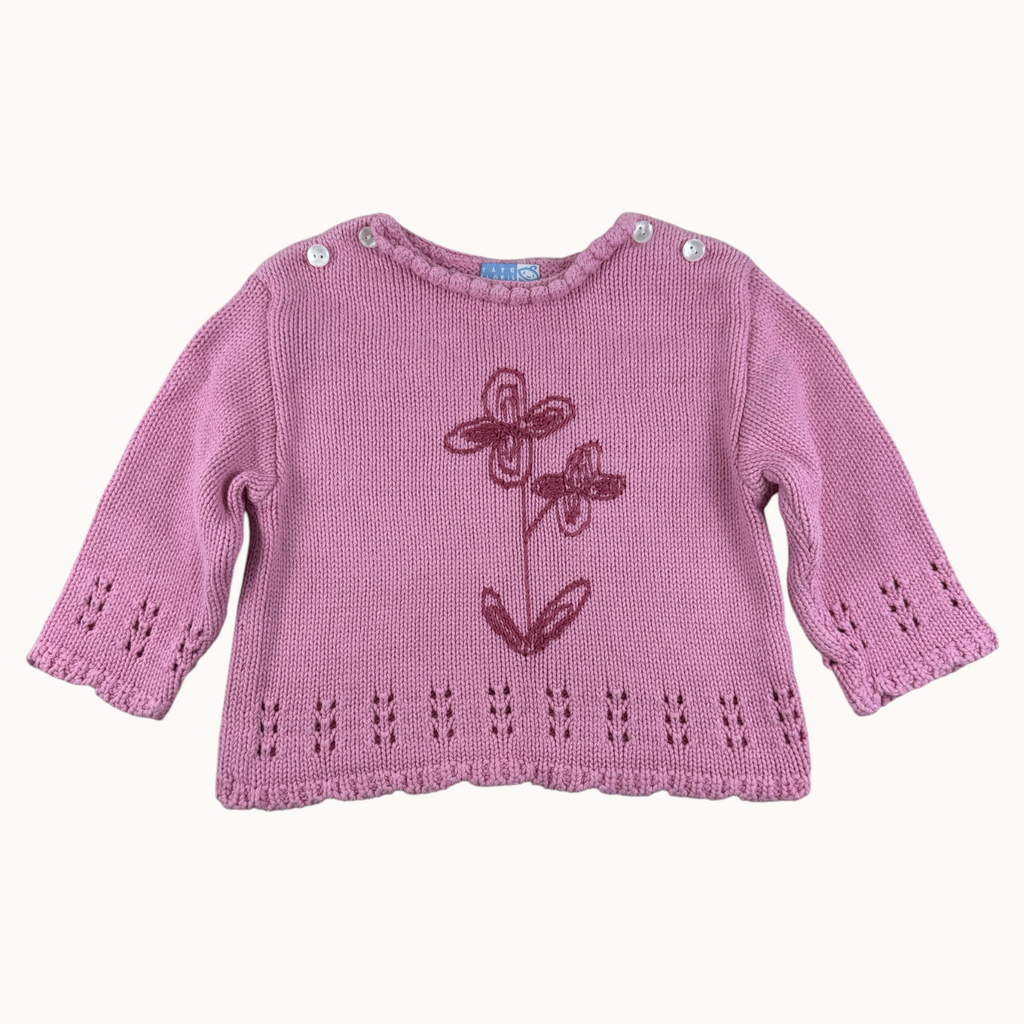Pull maille TAO vintage - 12 mois