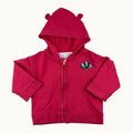 Gilet rose à capuche - 12 mois