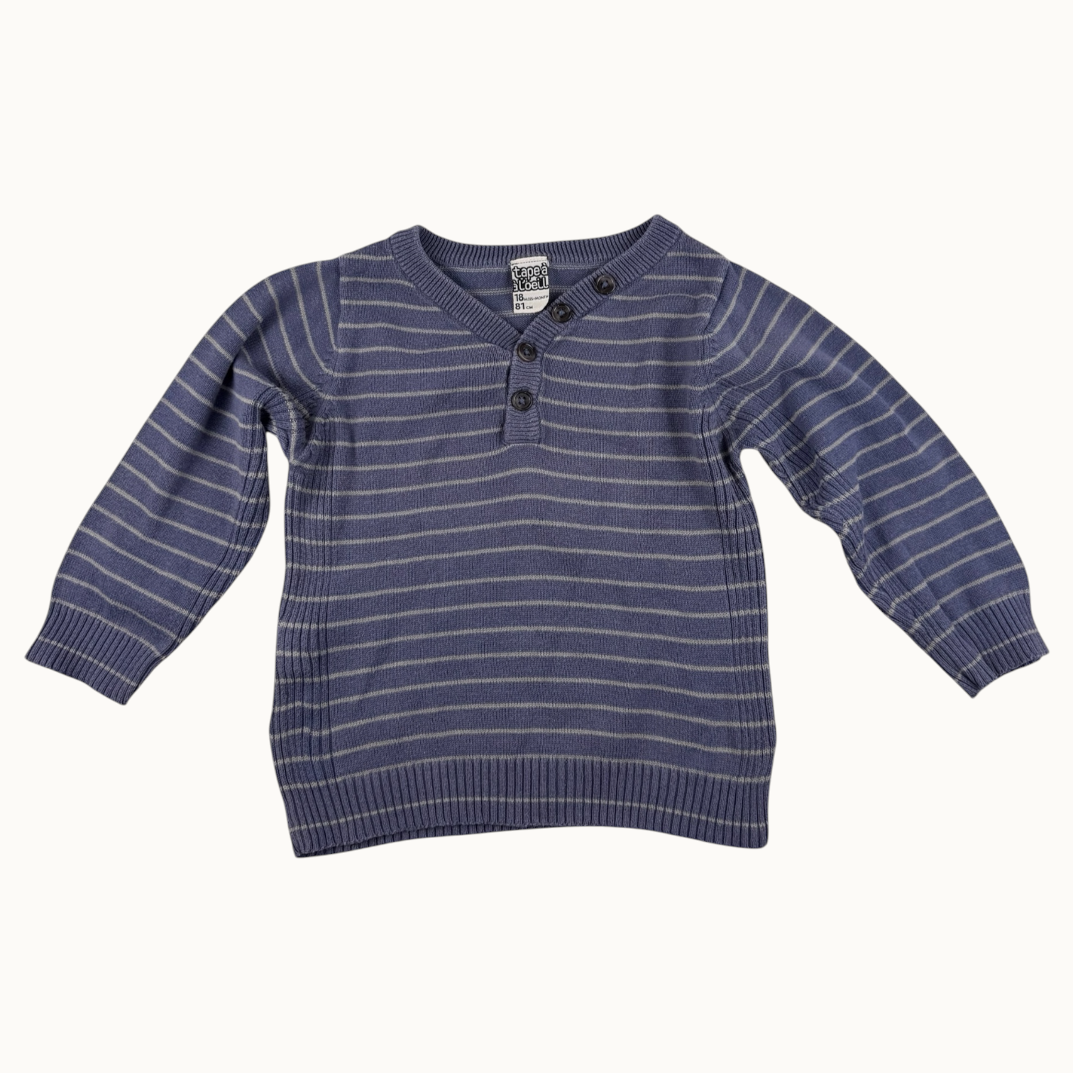 Pull rayé TAO - 18 mois