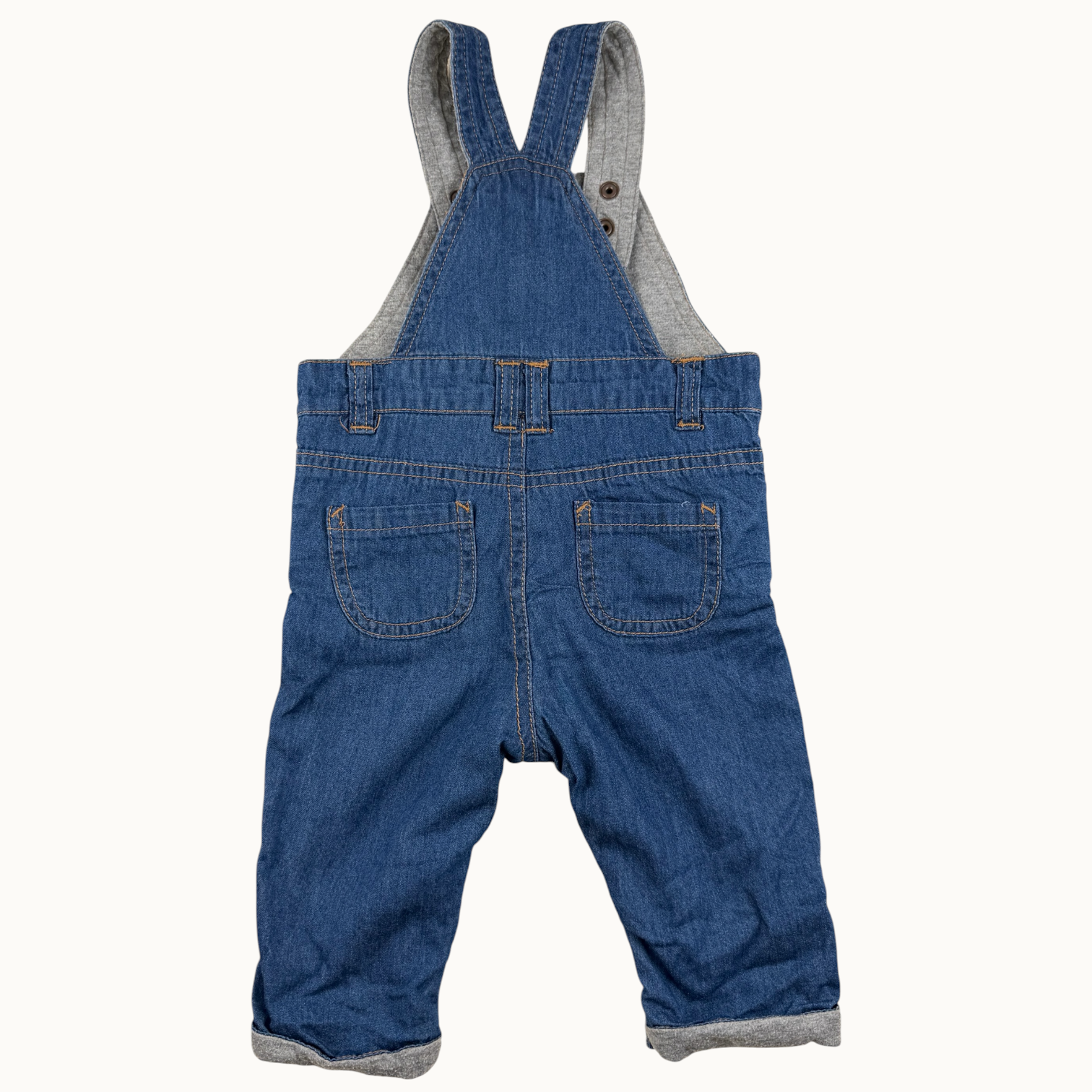 Salopette denim - 6 mois
