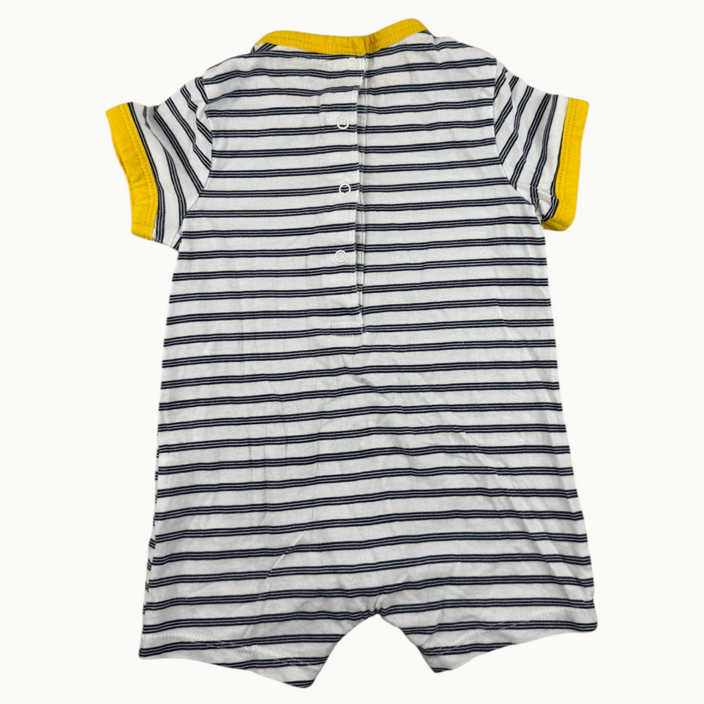 Barboteuse rayée Petit Pirate - 6 mois