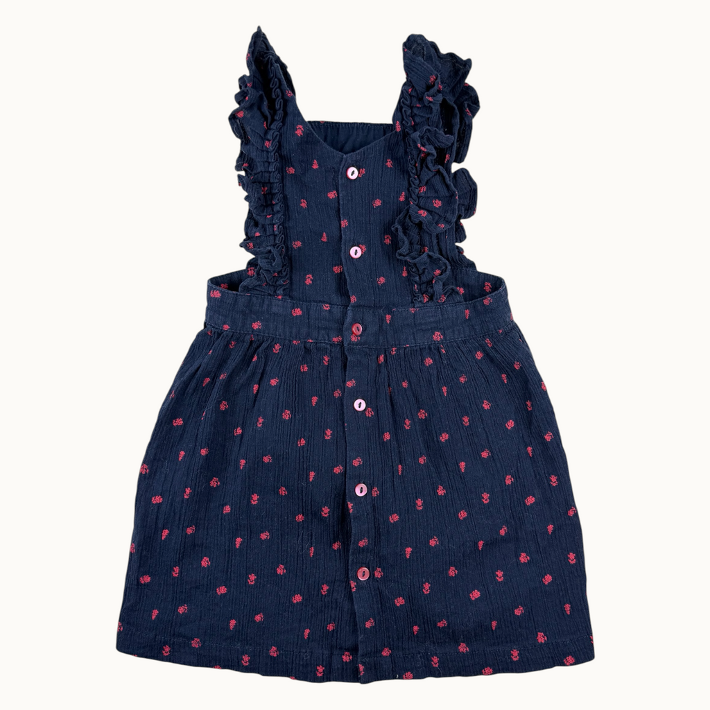 Robe brodée gaze de coton - 18 mois