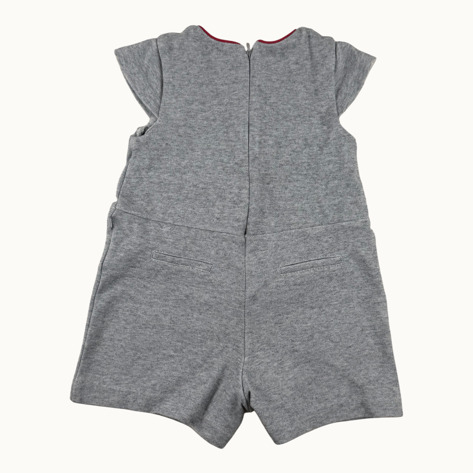Combi short grise - 12 mois