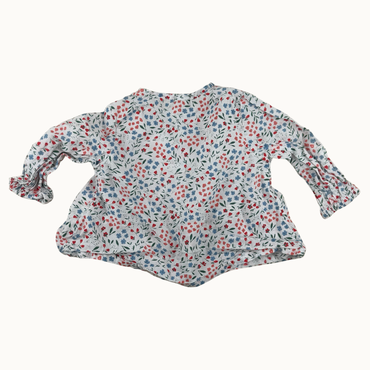 Chemise à fleurs - 3 mois