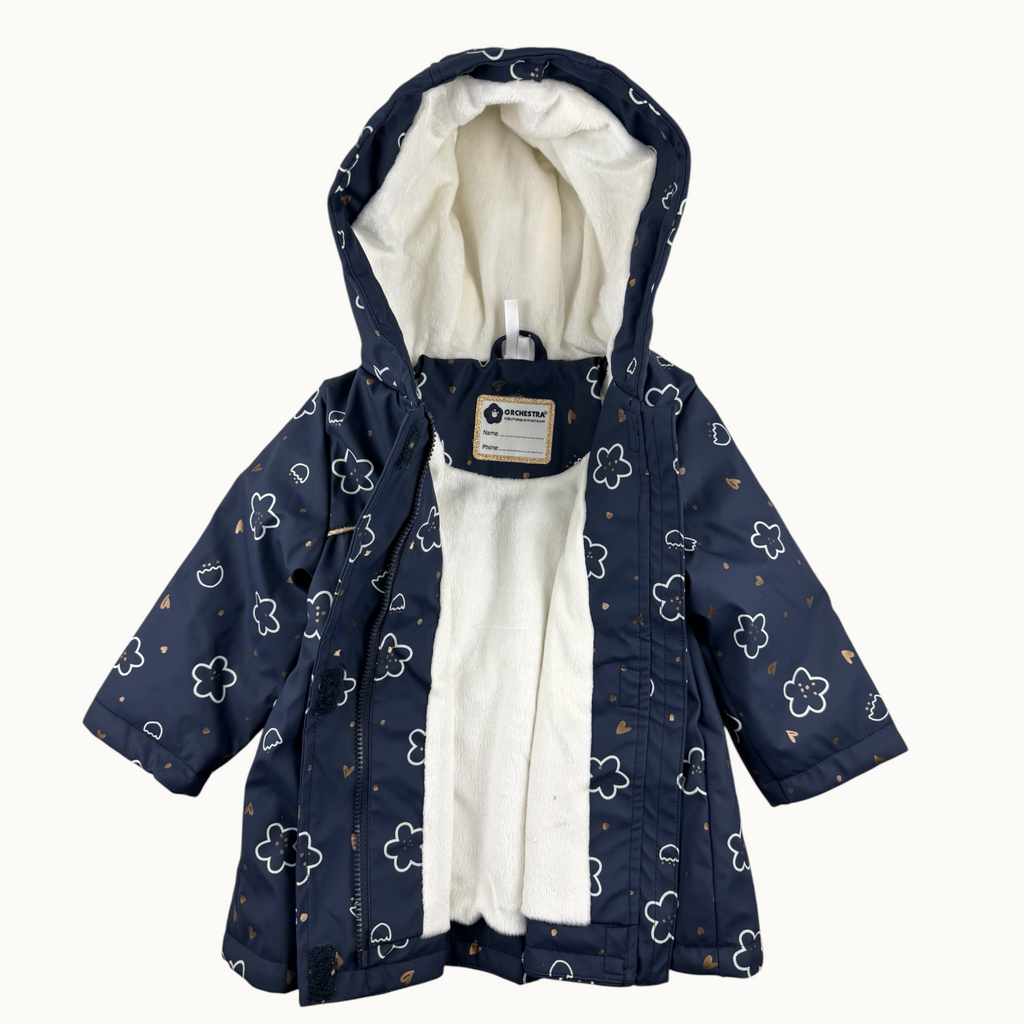 Manteau imperméable fourré - 12 mois