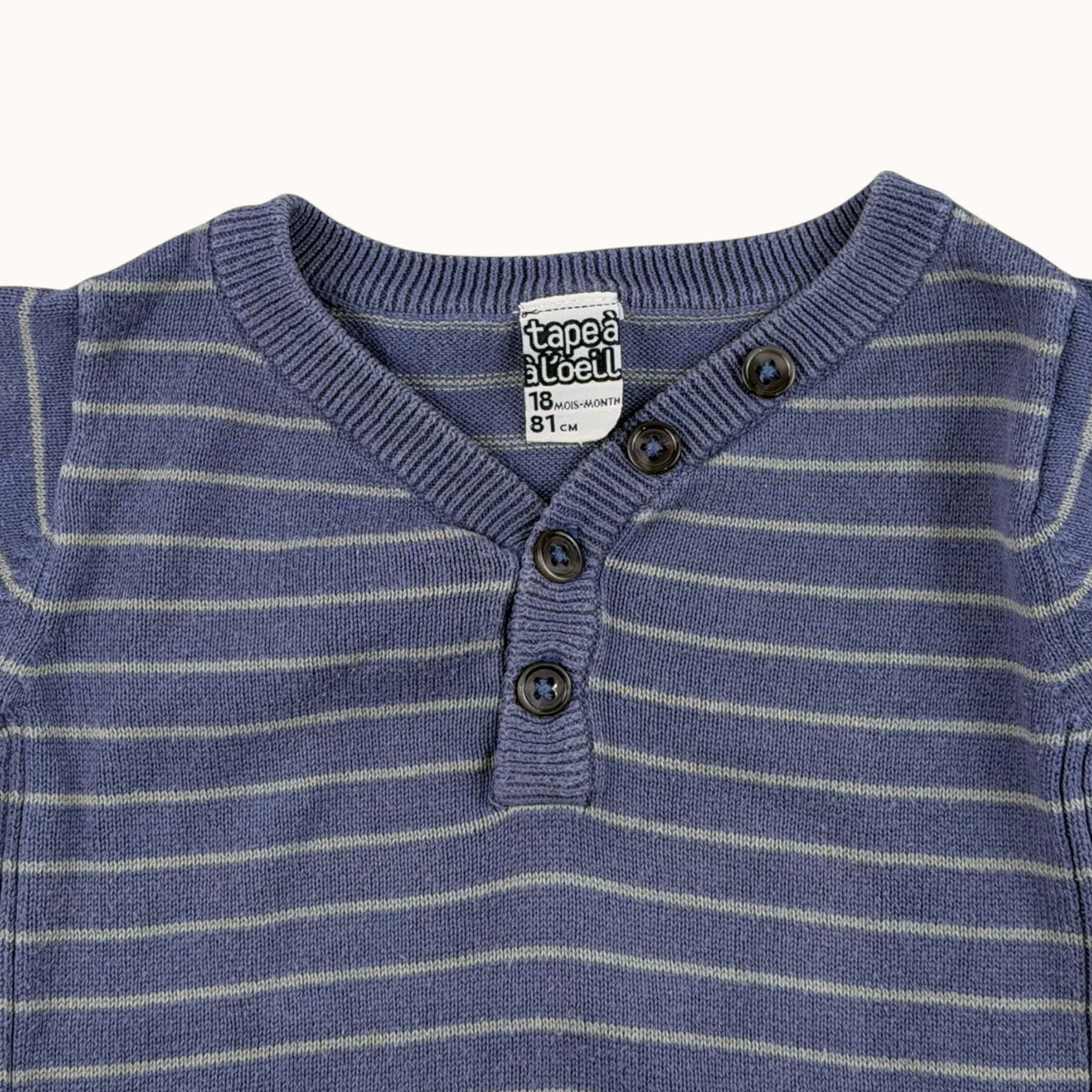 Pull rayé TAO - 18 mois