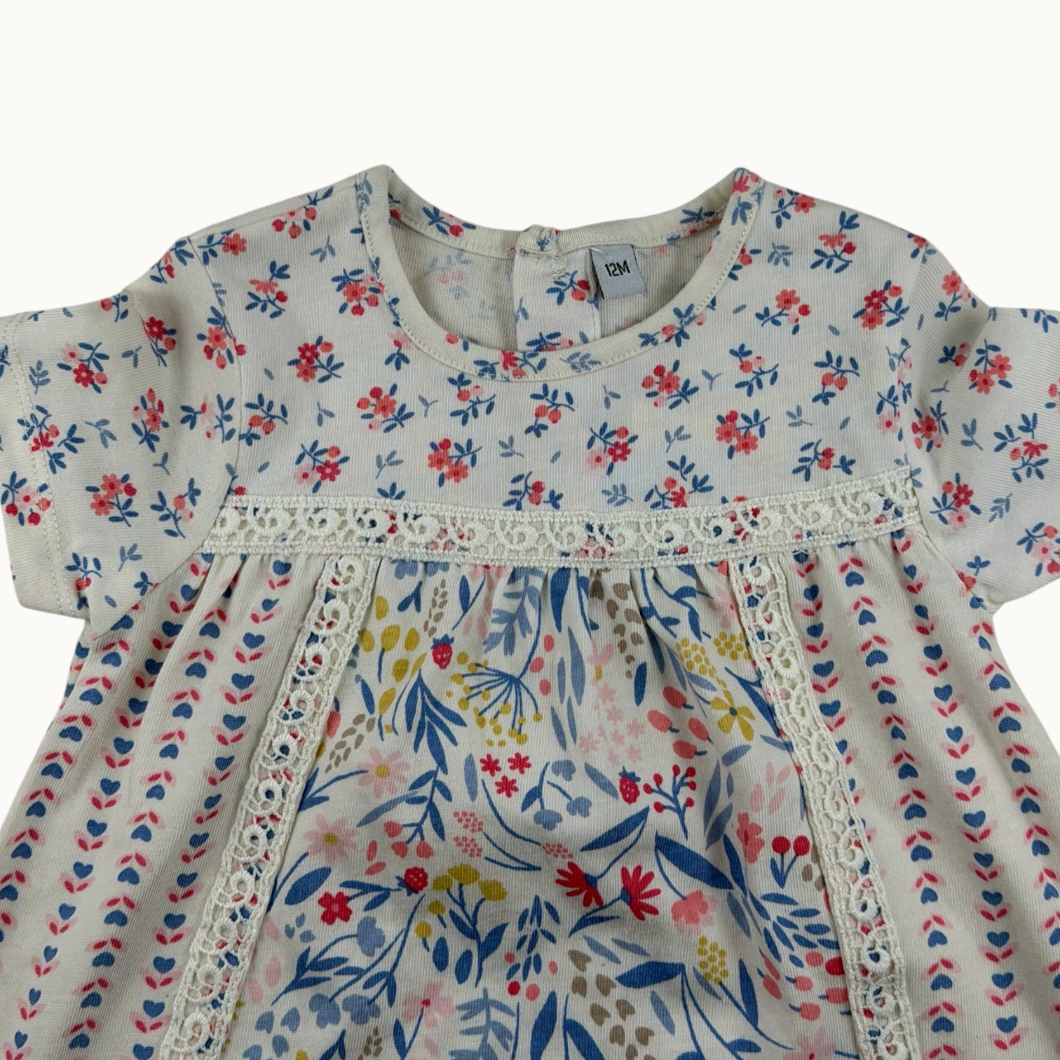 Robe fleurie - 12 mois