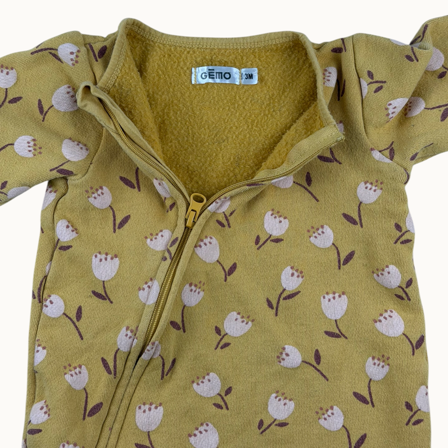 Pyjama à zip - 3 mois