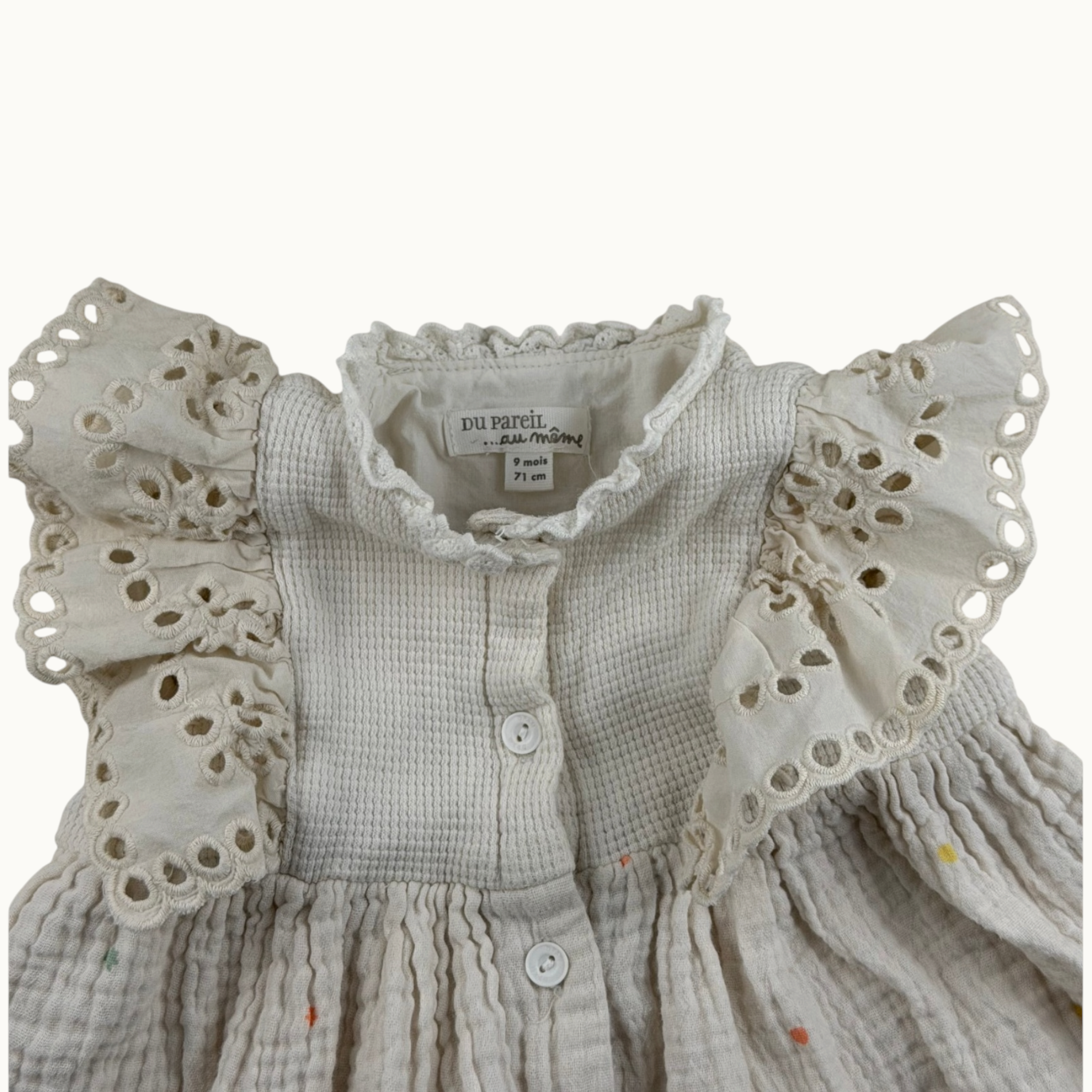 Robe gaze de coton DPAM - 9 mois