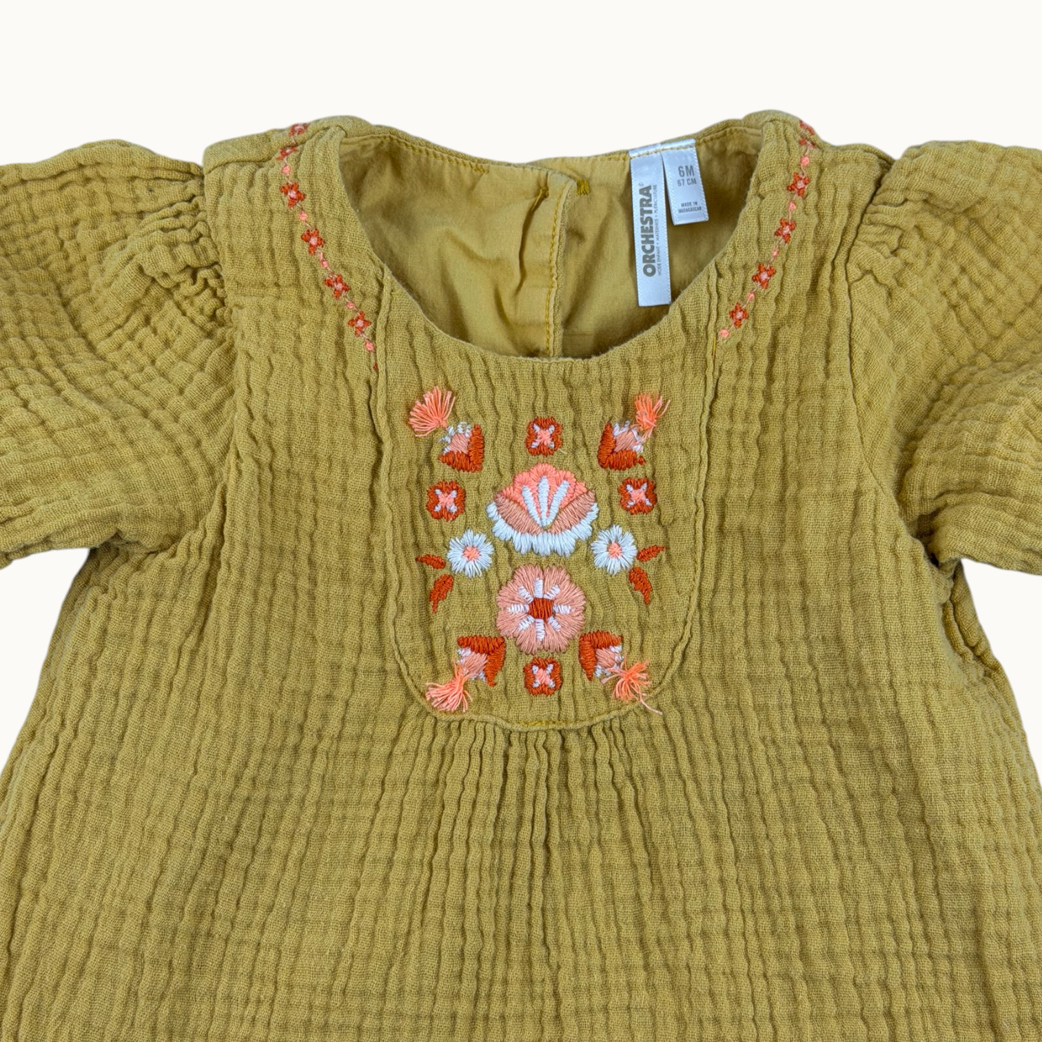 Robe gaze de coton - 6 mois
