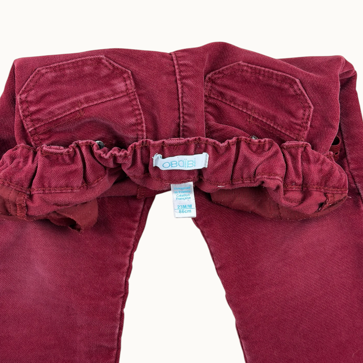 Jean bordeaux - 23 mois