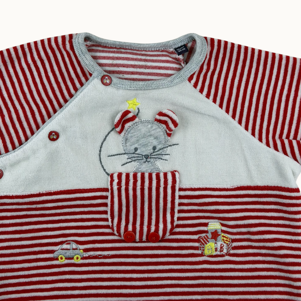 Pyjama velours Sergent Major - 24 mois